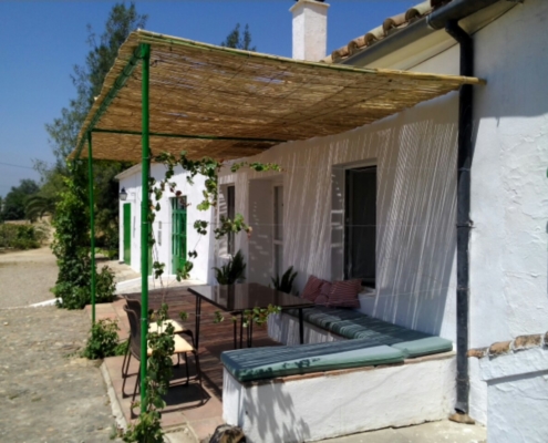 fachada Sur con cañizo-C.SOL ABAJO